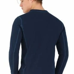 Allegra K Men Lightweight Casual Cotton Pullover Long Sleeve Henley T Shirts