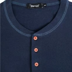 Allegra K Men Lightweight Casual Cotton Pullover Long Sleeve Henley T Shirts