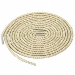 Allegra K 2 Pairs Unisex Thick Solid Colors Round Shoelaces For Leather Shoes Boots