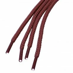 Allegra K 2 Pairs Unisex Thick Solid Colors Round Shoelaces For Leather Shoes Boots