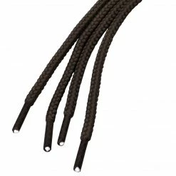 Allegra K 2 Pairs Unisex Thick Solid Colors Round Shoelaces For Leather Shoes Boots