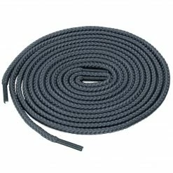 Allegra K 2 Pairs Unisex Thick Solid Colors Round Shoelaces For Leather Shoes Boots