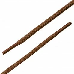 Allegra K 2 Pairs Unisex Thick Solid Colors Round Shoelaces For Leather Shoes Boots