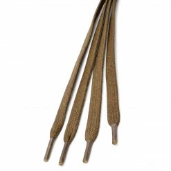 Allegra K 2 Pairs Waxed Cotton Leather Boots Casual Shoes Flat Shoelaces For Men Women