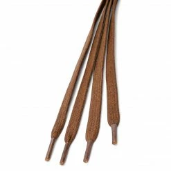 Allegra K 2 Pairs Waxed Cotton Leather Boots Casual Shoes Flat Shoelaces For Men Women