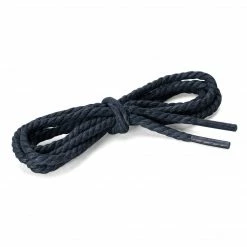 Allegra K 2 Pairs Round Rope Waterproof Braided Waxed Shoelaces For Casual Dress Boots Shoes Accessories