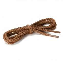 Allegra K 2 Pairs Round Rope Waterproof Braided Waxed Shoelaces For Casual Dress Boots Shoes Accessories