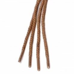 Allegra K 2 Pairs Round Rope Waterproof Braided Waxed Shoelaces For Casual Dress Boots Shoes Accessories