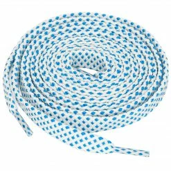 Allegra K 3 Pairs Double Layer Polka Dot Flat Hollow Shoelaces For Casual Sneakers Sports Shoes Accessories