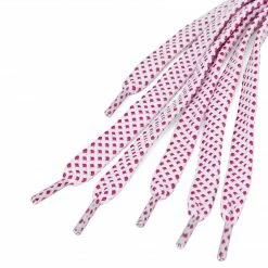 Allegra K 3 Pairs Double Layer Polka Dot Flat Hollow Shoelaces For Casual Sneakers Sports Shoes Accessories