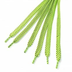 Allegra K 3 Pairs Double Layer Polka Dot Flat Hollow Shoelaces For Casual Sneakers Sports Shoes Accessories