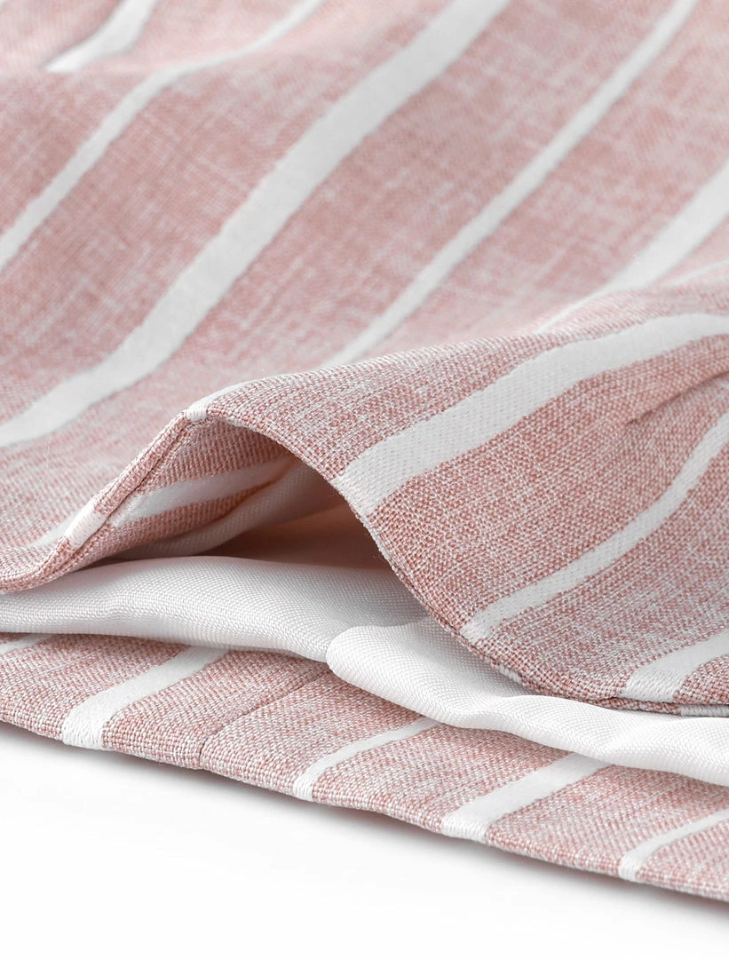 Allegra K Striped 3/4 Sleeves Open Front Notched Lapel Blazer Women 20 Allegra K Striped 3/4 Sleeves Open Front Notched Lapel Blazer Women