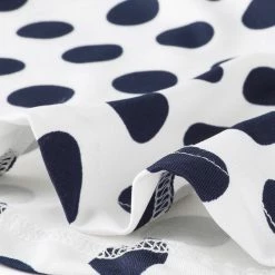 Allegra K V Neck Sleeveless Self Tie Wrap Front Dotted Top