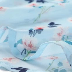 Allegra K Floral Printed Ruffled Tie V Neck Smocked Waist Dress 141 Allegra K Floral Printed Ruffled Tie V Neck Smocked Waist Dress