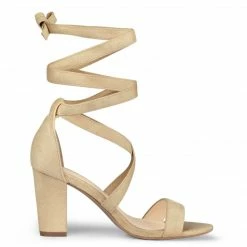 Allegra K Women's Crisscross Lace Up Mid Block Heels Sandals 57 Allegra K Women's Crisscross Lace Up Mid Block Heels Sandals
