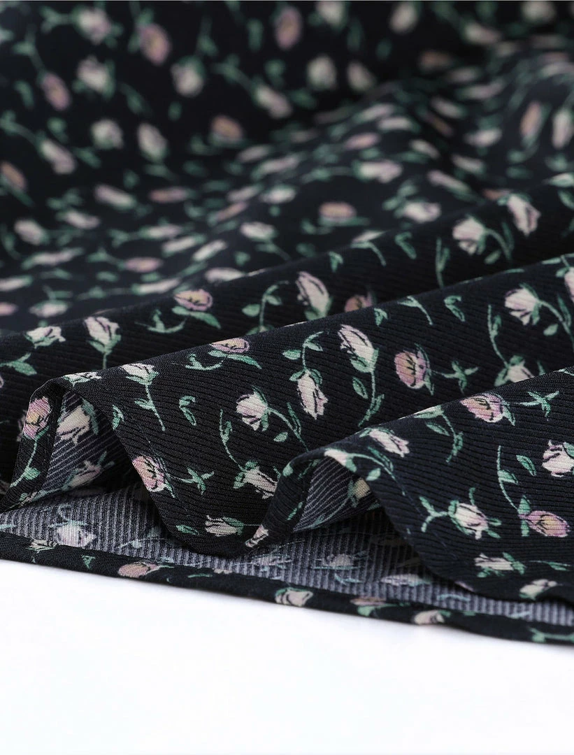 Allegra K Women's Tie Cuffs 3/4 Sleeves Square Neck Floral Blouse 27 Allegra K Women's Tie Cuffs 3/4 Sleeves Square Neck Floral Blouse