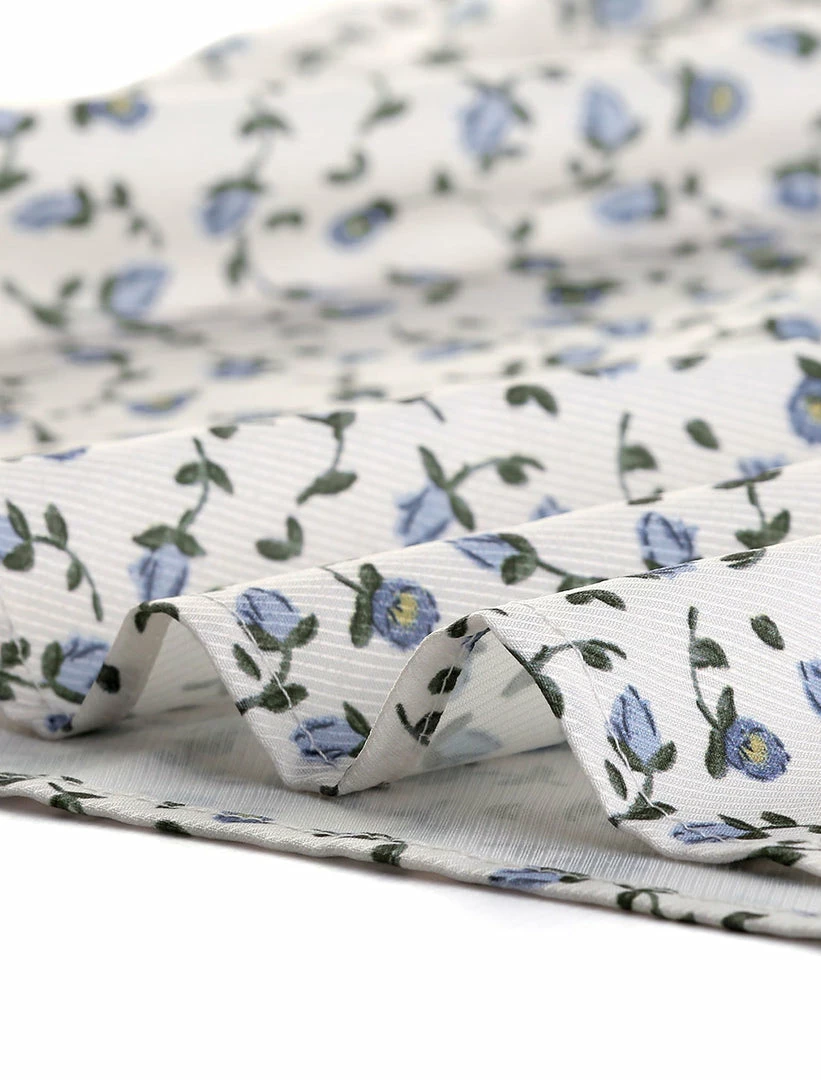 Allegra K Women's Tie Cuffs 3/4 Sleeves Square Neck Floral Blouse 21 Allegra K Women's Tie Cuffs 3/4 Sleeves Square Neck Floral Blouse