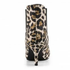 Allegra K Shoes Women's Pointed Toe Low Stiletto Heel Ankle Chelsea Boots