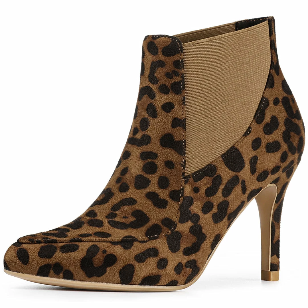 Allegra K Shoes Women Pointed Toe Stiletto High Heel Chelsea Booties 10 Allegra K Shoes Women Pointed Toe Stiletto High Heel Chelsea Booties