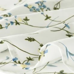 Allegra K Spaghatti Straps Ruffled Sleeves Asymmetrical Floral Dress