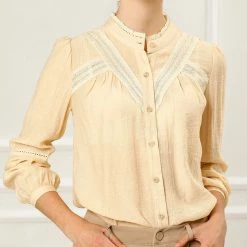 Allegra K Long Sleeve Button Down Shirt 11 Allegra K Long Sleeve Button Down Shirt