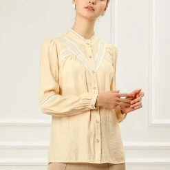 Allegra K Long Sleeve Button Down Shirt 12 Allegra K Long Sleeve Button Down Shirt