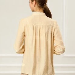 Allegra K Long Sleeve Button Down Shirt 14 Allegra K Long Sleeve Button Down Shirt