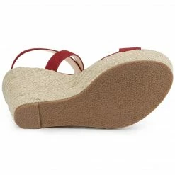 Allegra K Women's Slingback Crisscross Espadrille Wedge Heel Sandals Shoes