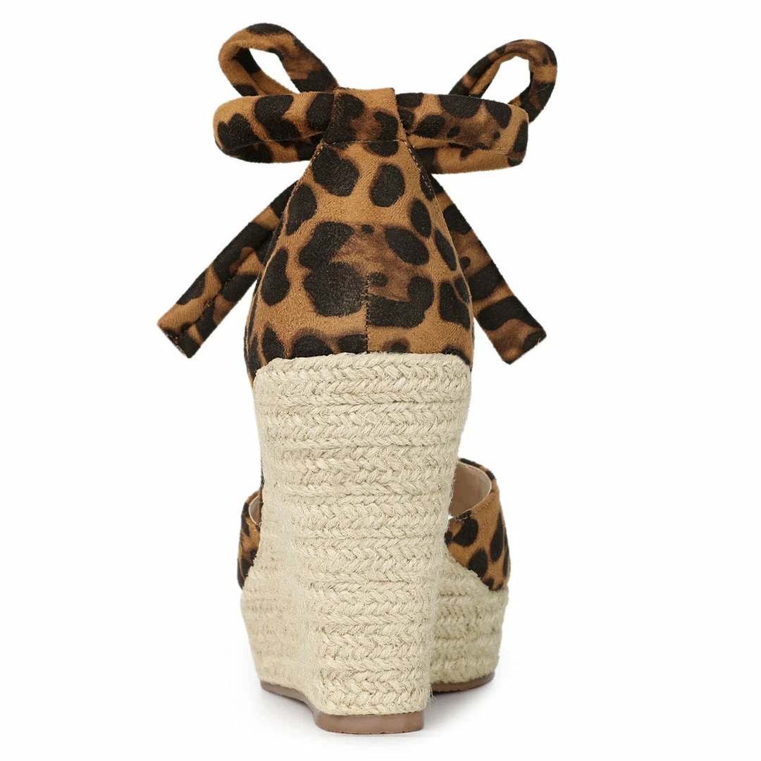 Allegra K Women's Espadrilles Tie Up Ankle Strap Wedge Sandals 13 Allegra K Women's Espadrilles Tie Up Ankle Strap Wedge Sandals