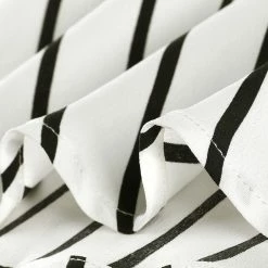 Allegra K Diagonal Stripes Tie Waist Wrap Top Women