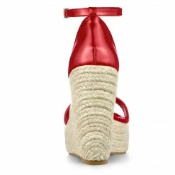 Allegra K Shoes Women's Open Toe Espadrille Wedges Platform Sandals