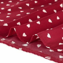 Allegra K Star Print Casual Square Neck Short Sleeve A-Line Dress