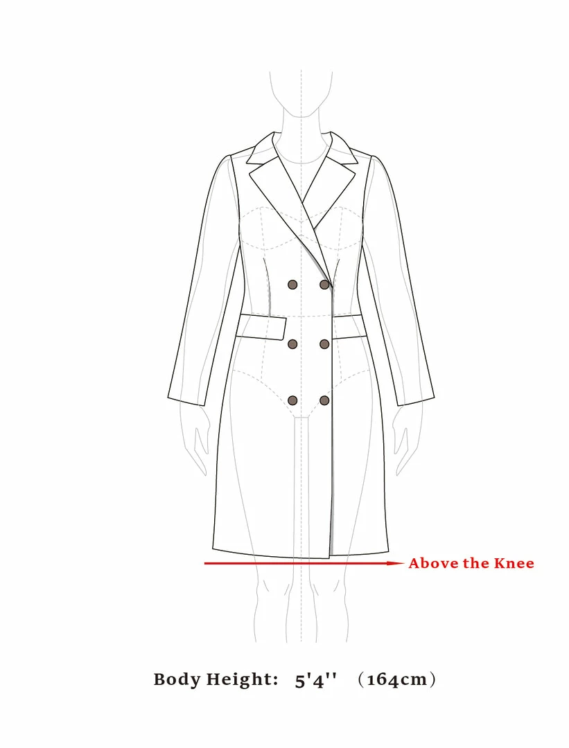 Allegra K Wool-Blend Notched Lapel Two-Button Plaid Coat 10 Allegra K Wool-Blend Notched Lapel Two-Button Plaid Coat