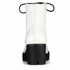 Allegra K Women's Platform Chunky Heel Combat Boots