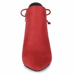 Allegra K Women's Pointed Toe Kitten Heel Ankle Booties Shoes