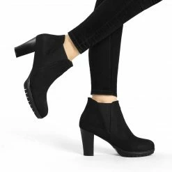 Allegra K Women's Round Toe Block Heels Chelsea Ankle Boots Shoes 40 Allegra K Women's Round Toe Block Heels Chelsea Ankle Boots Shoes