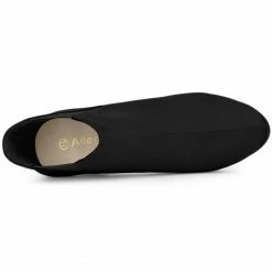 Allegra K Women's Round Toe Block Heels Chelsea Ankle Boots Shoes 43 Allegra K Women's Round Toe Block Heels Chelsea Ankle Boots Shoes