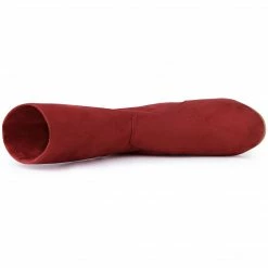 Allegra K Women's Rounded Toe Block Heel Foldable Ankle Boots Shoes