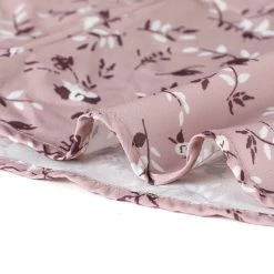 Allegra K Floral Print Crossover Ruffle V Neck Self Tie Wrap Peplum Top Women