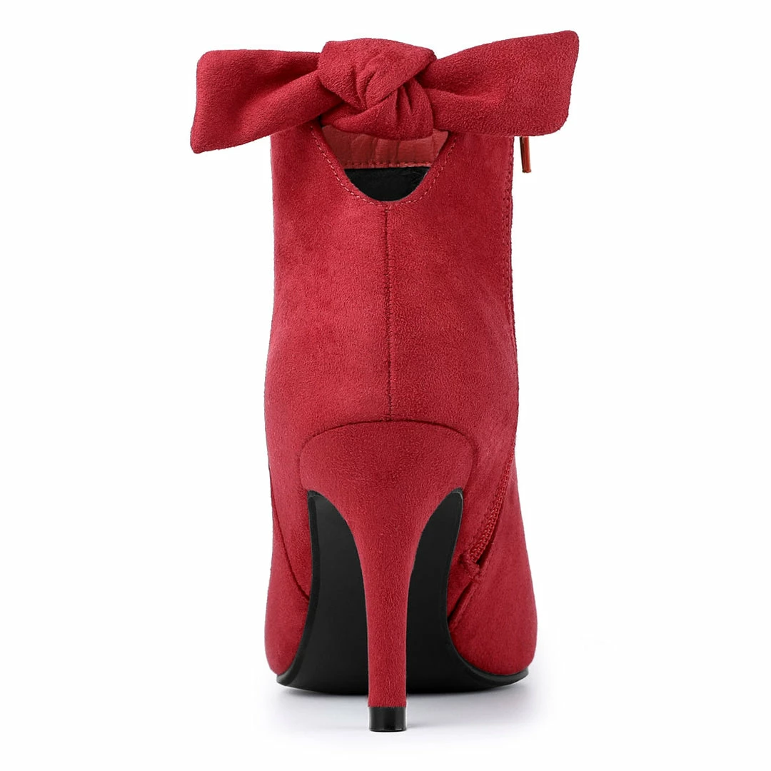 Allegra K Shoes Women's Pointed Toe Stiletto Heel Ankle Boots 7 Allegra K Shoes Women's Pointed Toe Stiletto Heel Ankle Boots