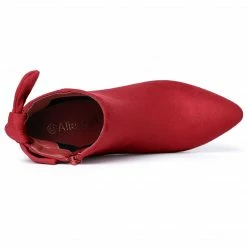 Allegra K Shoes Women's Pointed Toe Stiletto Heel Ankle Boots 29 Allegra K Shoes Women's Pointed Toe Stiletto Heel Ankle Boots
