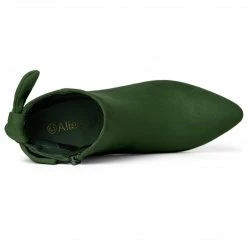 Allegra K Shoes Women's Pointed Toe Stiletto Heel Ankle Boots 36 Allegra K Shoes Women's Pointed Toe Stiletto Heel Ankle Boots