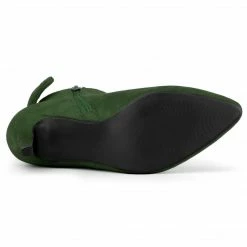 Allegra K Shoes Women's Pointed Toe Stiletto Heel Ankle Boots 37 Allegra K Shoes Women's Pointed Toe Stiletto Heel Ankle Boots