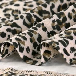 Allegra K Women's Leopard Print Long Sleeve Layered Ruffle Hem Dress 87 Allegra K Women's Leopard Print Long Sleeve Layered Ruffle Hem Dress