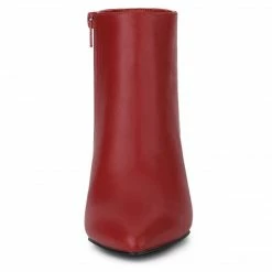 Allegra K Women's Pointed Toe Zipper Stiletto Heel Ankle Boots Shoes 62 Allegra K Women's Pointed Toe Zipper Stiletto Heel Ankle Boots Shoes