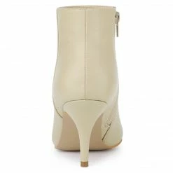 Allegra K Women's Pointed Toe Zipper Stiletto Heel Ankle Boots Shoes 56 Allegra K Women's Pointed Toe Zipper Stiletto Heel Ankle Boots Shoes