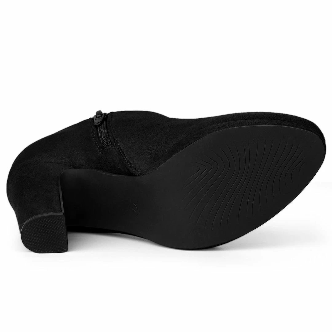 Allegra K Women's Platform Round Toe Chunky Heel Ankle Booties 30 Allegra K Women's Platform Round Toe Chunky Heel Ankle Booties