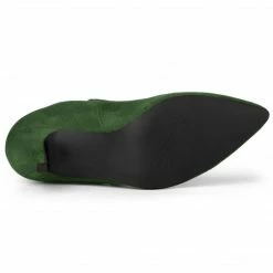 Allegra K Shoes Women's Stiletto Heel Chelsea Ankle Booties