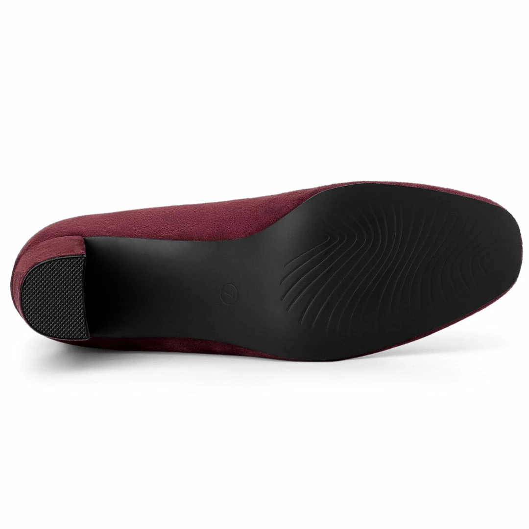 Allegra K Women's Front Zipper Chunky High Heel Ankle Boots Shoes 16 Allegra K Women's Front Zipper Chunky High Heel Ankle Boots Shoes