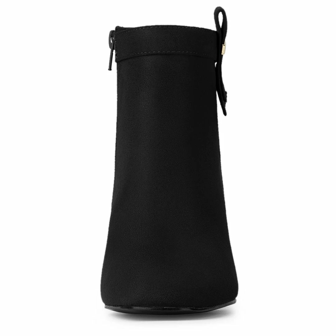 Allegra K Shoes Women's Round Toe Chunky High Heel Ankle Boots 19 Allegra K Shoes Women's Round Toe Chunky High Heel Ankle Boots